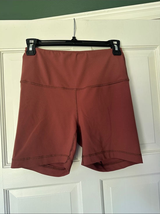90 Degree By Reflex Pants - High-Waist Women’s Active Shorts - Rust Size S